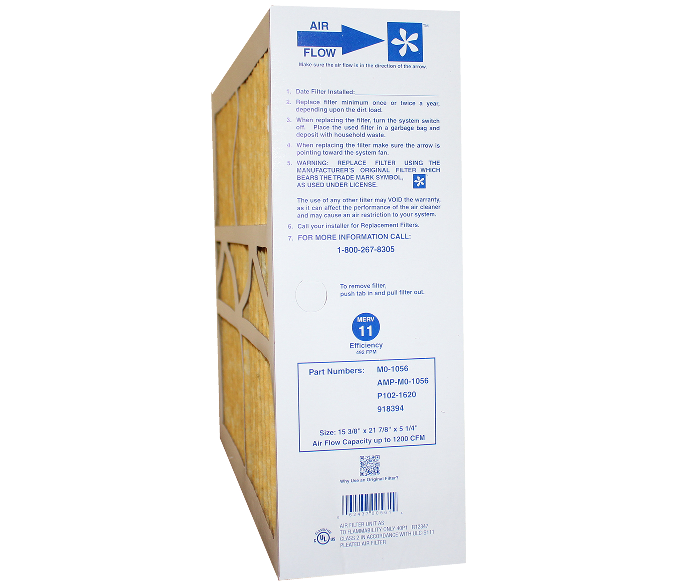 Electro-Air 16x20x5 MERV 11 M0-1056 Filter