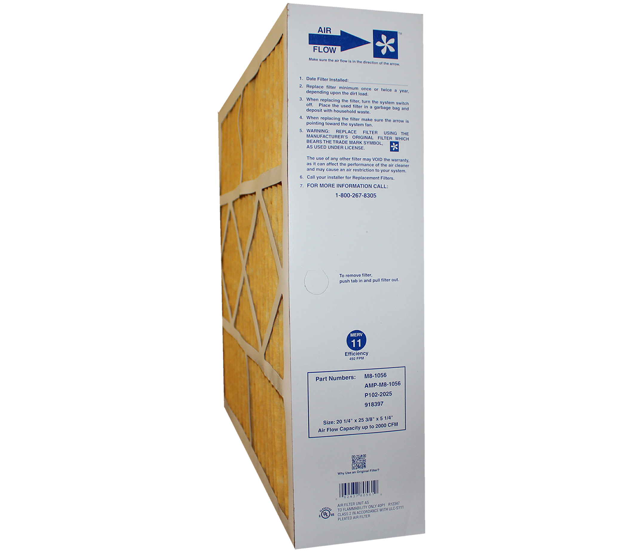 Electro-Air 20x25x5 MERV 11 M8-1056 Filter
