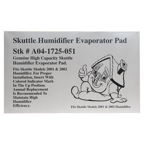 Skuttle 10x17x2 A04-1725-051 Humidifier Pad